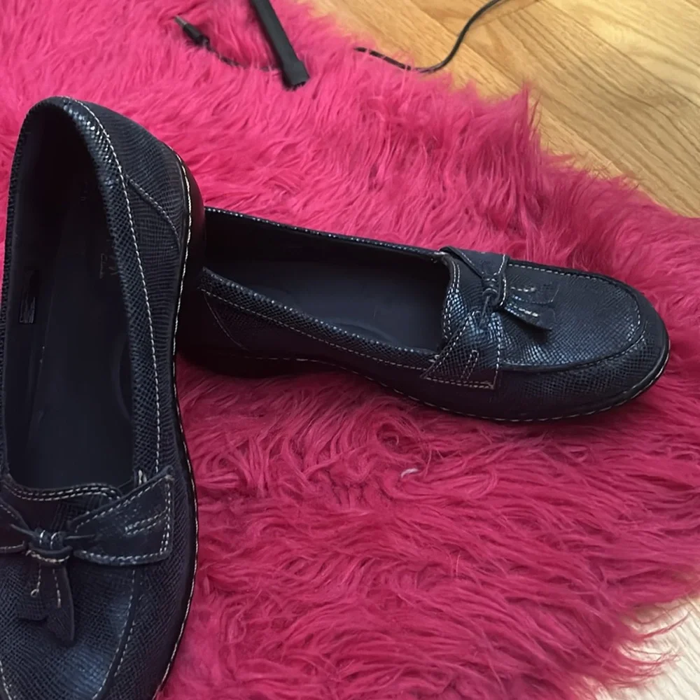 Collection by Clark blue loafers